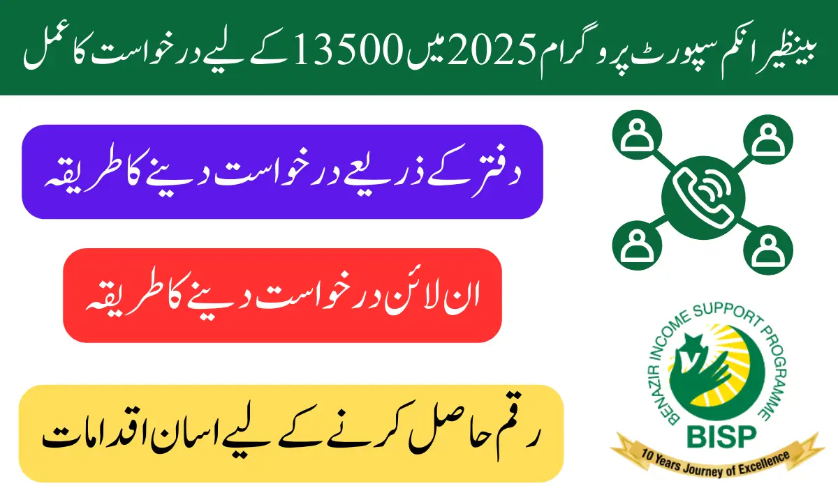 Benazir Income Support Program Application Process For 13500 In 2025 Latest Update